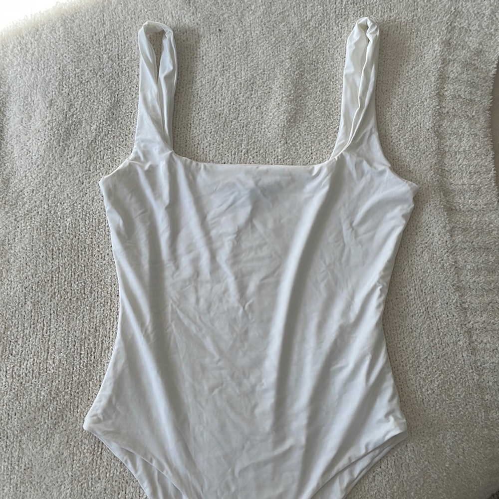 White, SHEIN bodysuit
